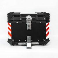 Vente chaude transfrontalière : Top case universel en alliage d'aluminium à dégagement rapide pour moto, grande capacité 85L, vente en gros