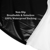 Couverture de matelas écologique, imperméable, super douce et silencieuse pour l'intimité et l'amour