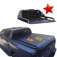 Couverture de lit de camion en aluminium robuste Couverture de tonneau résistante aux intempéries pour camionnette F-ord F150 RAM 1500 Hilux