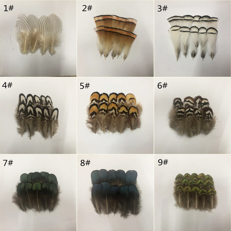 50 шт./мешок натуральный красочные дикий куриное перо фазана для Ловец снов DIY одежды craft аксессуары шириной 4-6 см