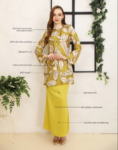 Baju Kurung Kedah Modell Baju Kurung Modernes Bild Baju Kurung <span class=keywords><strong>Budak</strong></span> - Product Image 5