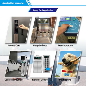 Carta Programmabile Personalizzata 13.56MHz, Portachiavi RFID <span class=keywords><strong>NFC</strong></span> per Condivisione Social Media TikTok - Product Image 6