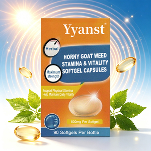 Extrait de Horny Goat Weed en gélules molles pour la vitalité quotidienne, marque privée OEM, mélange à base de plantes pour soutenir la résistance physique et maintenir l'énergie chez les hommes - Product Image 4