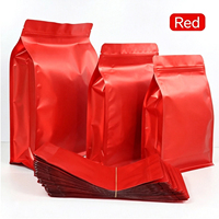 Sacs d'emballage alimentaire refermables à fermeture éclair, doublés de feuille d'aluminium, finition mate, à huit soudures latérales, qualité alimentaire, fournis directement par l'usine