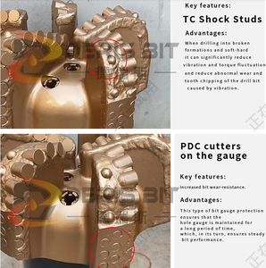 ดอกสว่านคุณภาพสูงจากโรงงานโดยตรง 5 ปีก ขนาด 16 นิ้ว PDC สำหรับเจาะหินแข็ง - Product Image 5