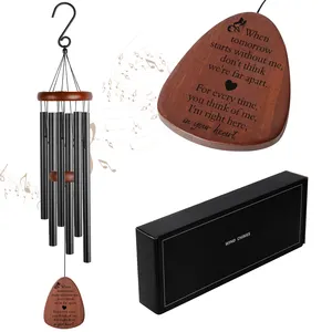 Custom Aluminum Sympathy Wind Chimes Mom Gifts Decorative Outdoor 26/28/32 Inch Memorial Wind Chime For Loss Of Loved 1