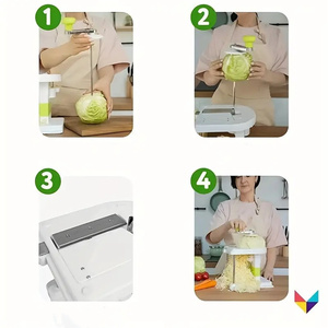 Cuisine populaire multifonctionnel ménage manivelle <span class=keywords><strong>coupe</strong></span>-légumes <span class=keywords><strong>japonais</strong></span> chou râpe déchiqueteuse trancheuse - Product Image 4