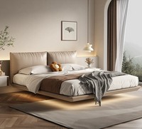 Lit rembourré antique luxe moderne king size bois stockage lits cadre lit chambre ensemble de meubles