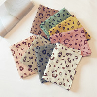 New Hàn Quốc Thời Trang Trẻ Em Leopard Print Khăn Mùa Xuân Cotton Linen Khăn Quàng Bé Trai Cô Gái Dễ Thương Ấm Khăn Choàng Và Khăn Choàng Hijab