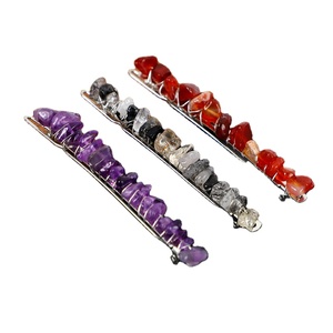 กิ๊บติดผมคริสตัลหลากสีสันจาก HZ Wholesale สำหรับเด็กผู้หญิง - Product Image 1