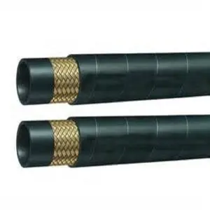 Steel wire braid hydraulic hose R1 standard 130bar/2000psi 1sn black rubber delivery hose