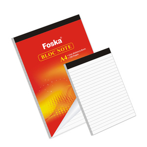 Bloc de papier ligné micro-perforé Foska, facile à déchirer, format A4 A5, 50 feuilles, lignage 8 mm, <span class=keywords><strong>pour</strong></span> la maison, l'école et les enseignants - Product Image 2