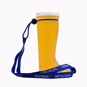 Maßgefertigter Großhandel Las Vegas Plastik-Smoothie-Becher mit Griff, Bier-Yard-Boot-Becher - Product Image 1