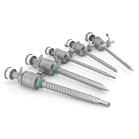 Cannule et manchon de trocart en acier inoxydable personnalisés réutilisables pour la chirurgie laparoscopique, la chirurgie vétérinaire