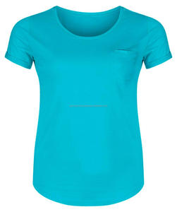 Camiseta con dobladillo curvado para mujer, camiseta informal de alta calidad, precio al por mayor con servicio de impresión personalizado, diseño OEM - Product Image 3