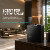 Diffuseur de parfum intelligent grande capacité, distributeur automatique de parfum commercial en métal, diffuseur d'huiles essentielles pour hôtel, double fonction