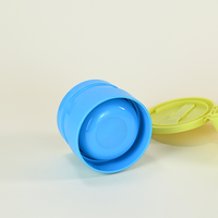 Conteneur cosmétique en plastique mat personnalisé avec logo couleur, emballage unique pour crème, pots pour gommage au sucre et beurre corporel