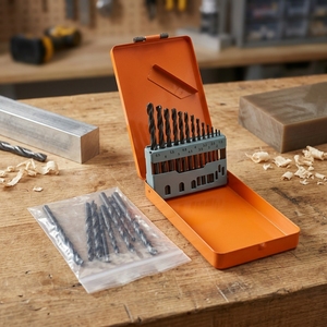13-piece electric <b>drill</b> <b>bit</b> set - 4241 type high-speed steel twist <b>drill</b> - handy tool for home decoration and DIY metal and <b>wood</b> - Product Image 5