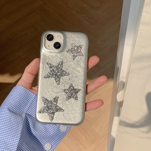 Étui de téléphone portable personnalisé avec logo étoile à cinq branches, iPhone 15 Pro Max, design personnalisé, cuir PU fait main, effet craquelé - Product Image 2