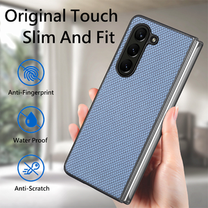 Étuis de téléphone en fibre de carbone pour Samsung flip <span class=keywords><strong>z</strong></span> <span class=keywords><strong>fold</strong></span> 5/4/<span class=keywords><strong>3</strong></span>/2, étui en fibre d'<span class=keywords><strong>aramide</strong></span> super léger et mince pour <span class=keywords><strong>Z</strong></span> <span class=keywords><strong>fold</strong></span> 5 - Product Image 6