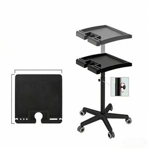 Carrito de Peluquería Ajustable, Carrito Pequeño para Salón de Belleza, Ruedas Antipinchazos, Móvil, Carrito Sencillo para Tintes en Caliente - Product Image 3