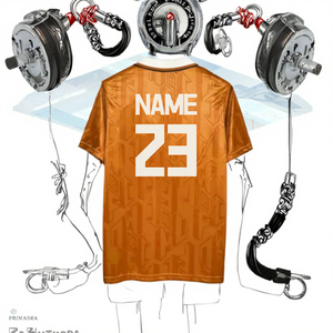 เสื้อเจอร์ซีย์แข่งขันฟุตบอลแบบไทยระบายอากาศได้ดีแห้งเร็วชุดเล่นฟุตบอลรุ่นใหม่สำหรับฤดูร้อน100% ผ้าโพลีเอสเตอร์สำหรับผู้ชาย - Product Image 3