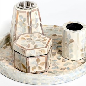 <b>Mother</b> Pearl Inlay Religious Coriander Bakhoor Burner Handmade Indian Incense Holder Eid Ramadan <b>Gift</b> Home Decor Wholesale Bests - Product Image 1