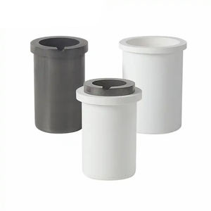 Crisol de grafito de fusión de joyería de oro y plata de 1-8 kg con crisol de sílice fundida a juego para horno de fusión por inducción - Product Image 2