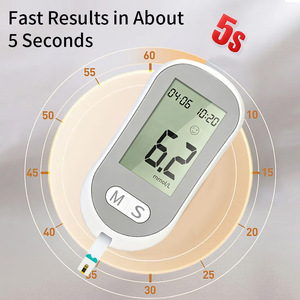 Medidor de Glucosa en Sangre Digital Multifunción Portátil <span class=keywords><strong>para</strong></span> el Hogar, Versión en Inglés, Prueba Rápida con el Dedo, <span class=keywords><strong>para</strong></span> un Monitoreo Diario Conveniente - Product Image 3