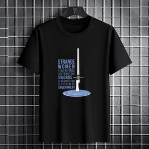 Của nam giới ngắn tay áo T-shirt, vui monty Python Quote đồ họa tee, thời trang giản dị TEE Áo sơ mi cho nam giới phụ nữ - Product Image 2