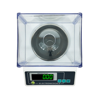 Balance électronique de haute précision 0,001g 0,01g, affichage LED vert, balance portable pour bijoux, laboratoire, OEM ODM personnalisé