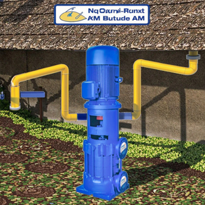 Pompe centrifuge verticale multi-étages de type DL pour la lutte contre l'incendie et l'alimentation en eau propre domestique, support OEM personnalisé - Product Image 2