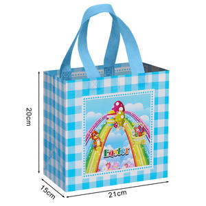 Bolsas de Regalo Navideñas con Logotipo Personalizable en Color, Asas de Cuerda, Bolsa de Compras Multifuncional de Tela No Tejida - Product Image 6