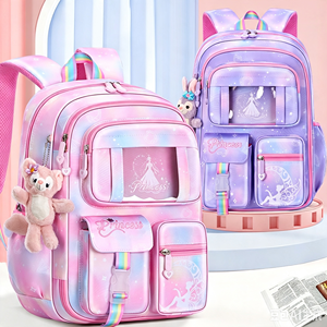 Mochila Escolar Rosa Degradado de Gran Capacidad, Ligera, para Estudiantes de 1º a 6º Grado, Venta al por Mayor y Personalizada - Product Image 6