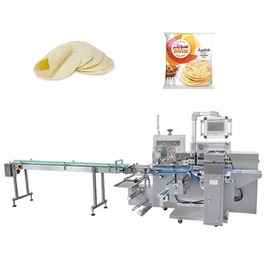 Full Automatic Safety Level Automatic Burrito Chicken Rolls Pillow Packaging Pizza Machine