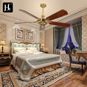 Ventilador de Techo Moderno de Diseño Reciente con Control Remoto de 5 Aspas de Madera y Luz LED para Decoración de Interiores - Product Image 6