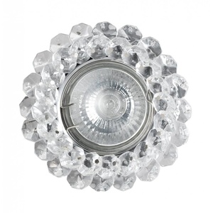 Plafonnier LED moderne en cristal MR16 GU10, cadre de lampe de luxe encastré pour salon, couloir, hôtel, décoration - Product Image 2