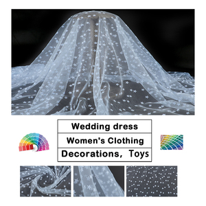 Nhà Máy Chuyên Nghiệp Tùy Chỉnh Thiết Kế Chống Tĩnh Trọng Lượng Nhẹ Đổ Xô Năm Hình Giác Nylon Lưới Vải 100% Nylon Cho Bé Trai Cô Gái - Product Image 1