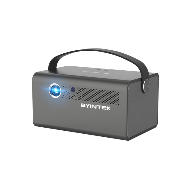 D402 Smart 3D Projector LED DLP Android Small Mini Mobile Portable Beamer, WIFI Home Projecteur With Built in Battery