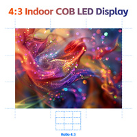 Écran LED COB LINO Factory 600x337,5 mm P1,56 P1,87 pour publicité intérieure, idéal pour les salles de conférence
