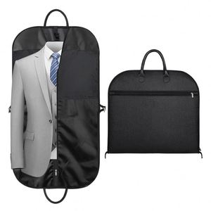 Échantillon gratuit : Sac de voyage opulent pour vêtements, sac à costume en tissu Oxford avec poignées et housse pliable pour robe. - Product Image 2