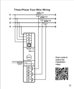 มิเตอร์วัดพลังงานอัจฉริยะ SP37X Tuya WiFi |   มิเตอร์วัดพลังงานแสงอาทิตย์แบบสองทิศทาง, รองรับ 1 เฟส/3 เฟส รุ่น SP37X Tuya W888 - Product Image 5