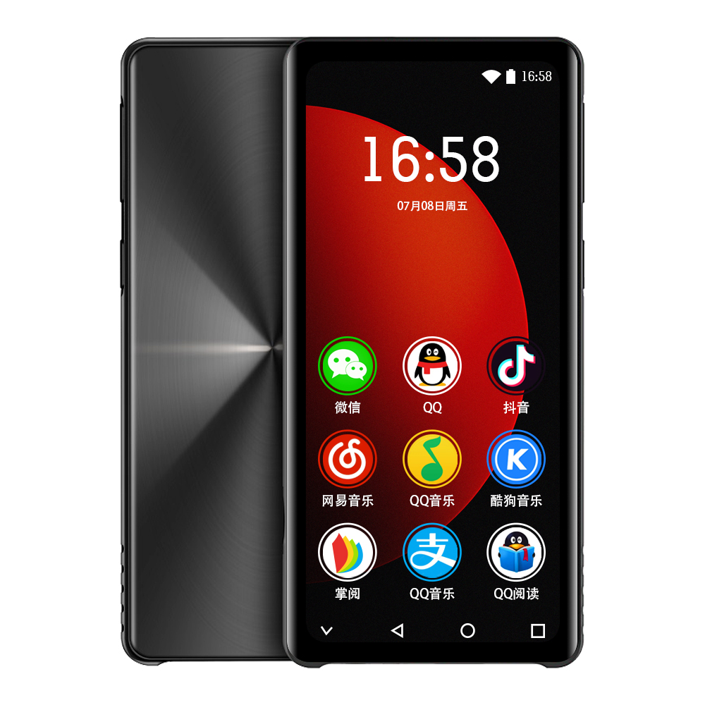 新しいM18 Android MP3 MP4プレーヤーWiFiバージョンBT5.0タッチ