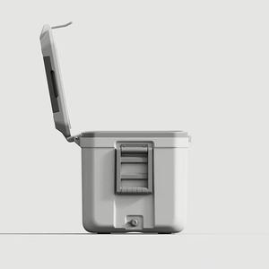 Boîte isotherme portable moderne de grande capacité 160L pour garder les aliments frais, idéale pour la pêche et le camping en extérieur, avec serrure et coque rigide - Product Image 3