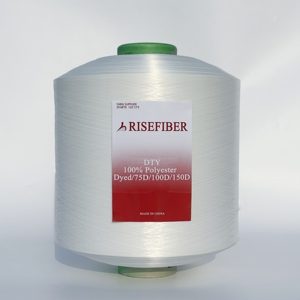 150D 100% <strong>Polyester</strong> Dyed Draw Textured Yarn Eco-Friendly For Knitting &amp; Weaving Sports Jackets Submachine Coat - Product Image 2