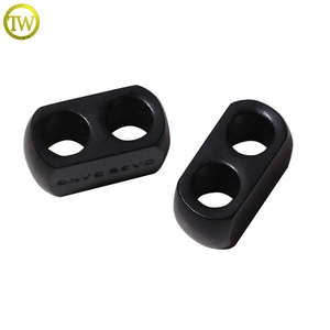 Wholesale Matte Black Jacket Drawstring <strong>Stopper</strong> <strong>Lock</strong>/wire Rope <strong>Stopper</strong>/<strong>draw</strong> Cord <strong>Stopper</strong> for Shoes - Product Image 3