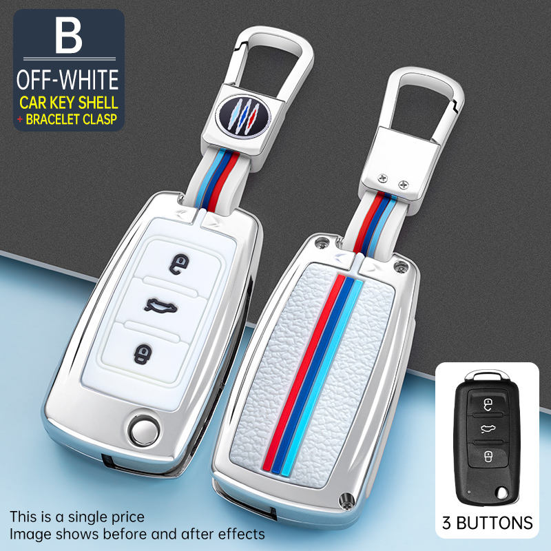 B 3ปุ่มสีขาว