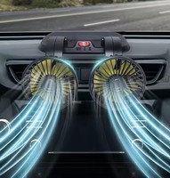 H-3012 été nouvelle voiture maison deux têtes réglable Mini ventilateur multifonction accessoires intérieurs