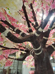 roses et blanches, faux arbres Sakura, grand <span class=keywords><strong>arbre</strong></span> de <span class=keywords><strong>fleurs</strong></span> de cerisier artificielles, <span class=keywords><strong>arbre</strong></span> de mariage pour l'intérieur - Product Image 6