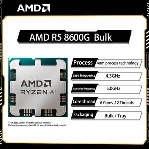 Procesador de Escritorio Nuevo en Bandeja China al por Mayor R7 8700F R5 8500F R5 8400F de 8 Núcleos y 16 Hilos 4.1GHz 65W Socket AM5 - Product Image 4